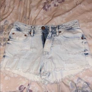 Bullhead denim CO. High rise denim shorts size 1